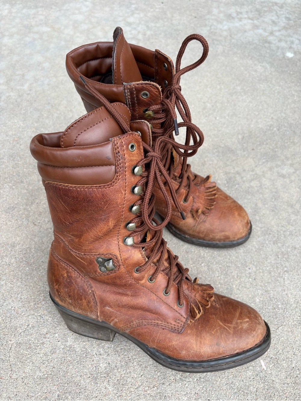 Double H Aberdeen packer lace up boots
